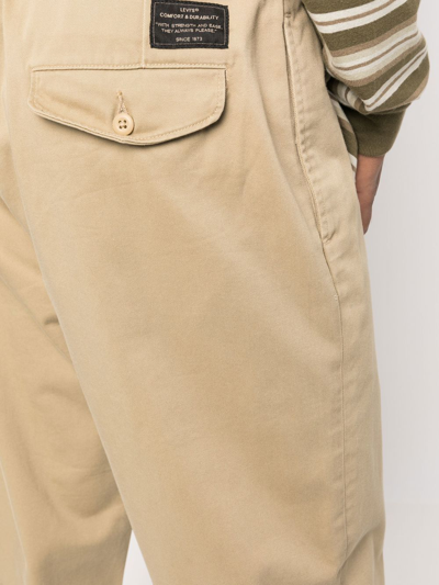 Shop Levi's Skateboarding Loose-fit Chinos In Nude