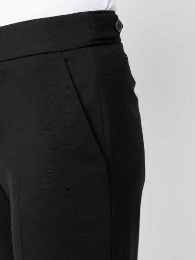 Shop Pt Torino Slim-fit Trousers In Schwarz