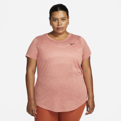 Shop Nike Dri-fit Legend Women's Training T-shirt In Cinnabar,pure