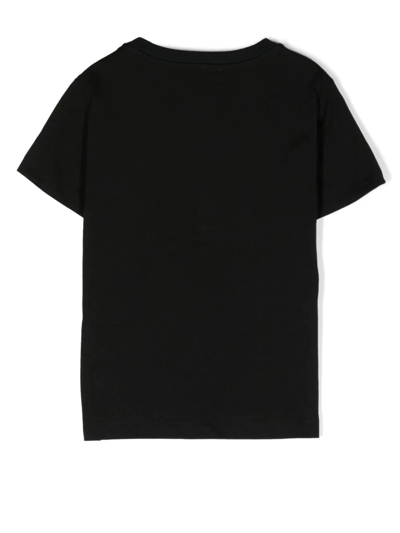 Shop Balmain Logo-patch Short-sleeve T-shirt In Schwarz