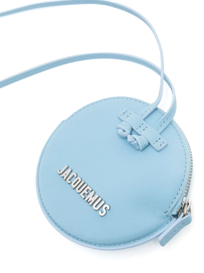 Shop Jacquemus Le Pitchou Messenger Bag In Blau