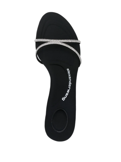 Shop Alexander Wang Dahlia Crystal-embellished 50mm Sandals In Schwarz