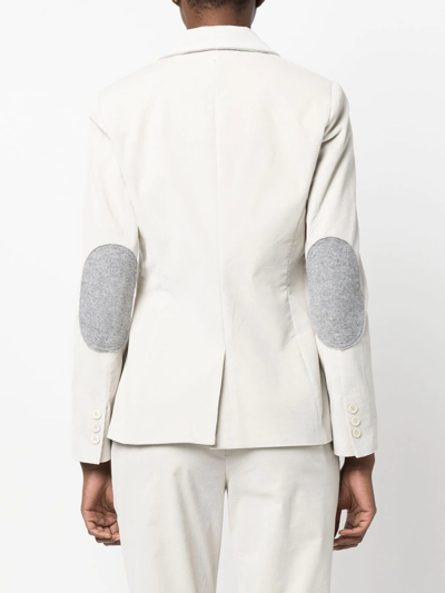 Lorena Antoniazzi Single-breasted Tailored Blazer In Nude