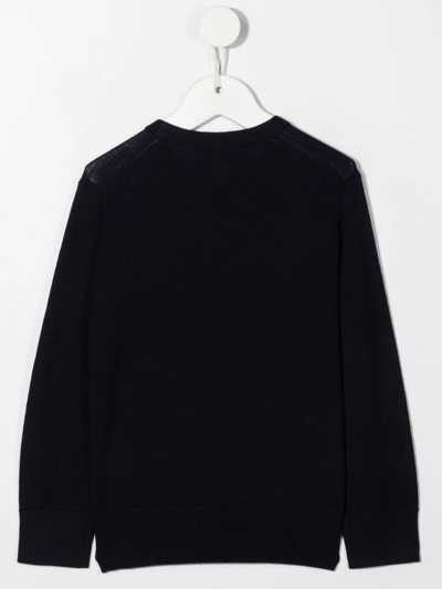 Polo Ralph Lauren Polo Pony Fine-knit Jumper In Blau