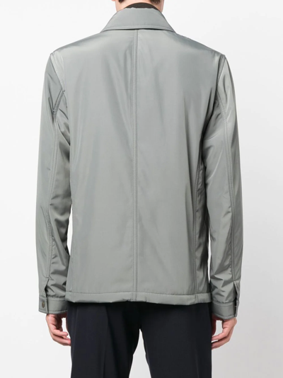 Tom Ford Button-front Shirt Jacket In Grün