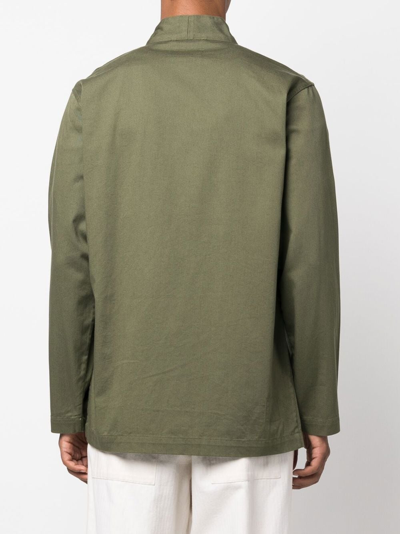 Universal Works Side-tie Fastening Jacket In Grün