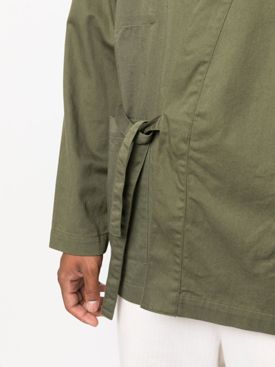 Universal Works Side-tie Fastening Jacket In Grün