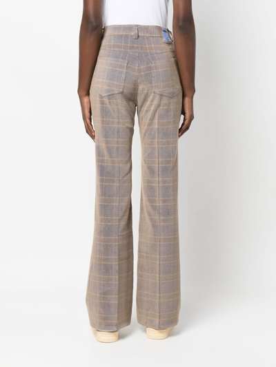 Mcq By Alexander Mcqueen High-waisted Flared Pants In Nude