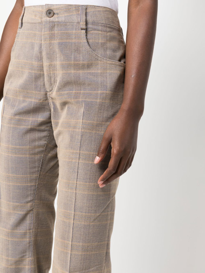 Mcq By Alexander Mcqueen High-waisted Flared Pants In Nude