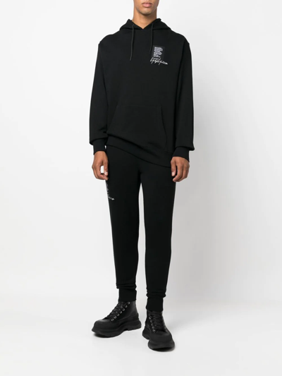 Yohji Yamamoto Pour Homme X New Era Logo Hoodie In Schwarz