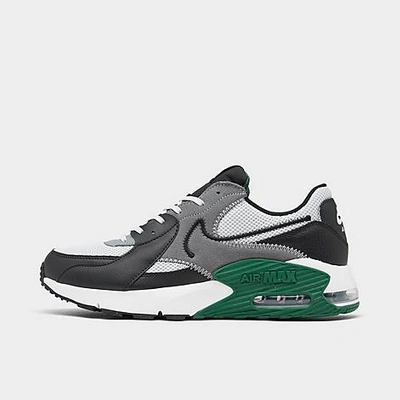 Shop Nike Men's Air Max Excee Casual Shoes In Pure Platinum/gorge Green/white/black