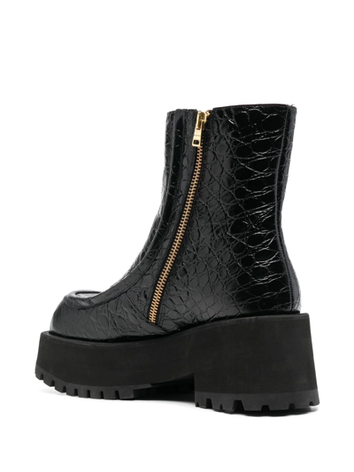 Marni 65mm Chunky Chelsea Boots In Black