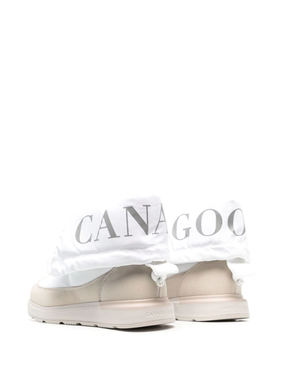 Canada Goose Cypress Fold-down Puffer Boots In White
