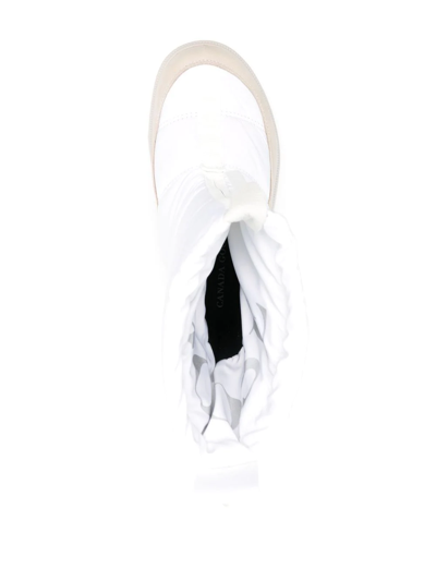 Canada Goose Cypress Fold-down Puffer Boots In White