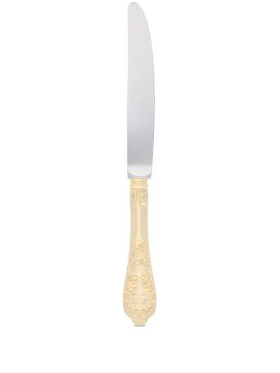Shop Dolce & Gabbana 24kt Gold-plated Dessert Knife