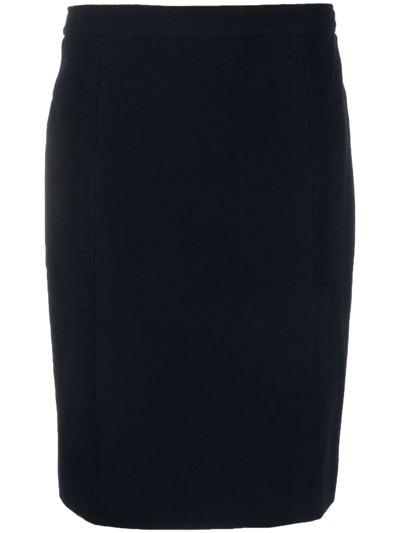 CHANEL Pre-owned 1990s Pencil Skirt In Blue