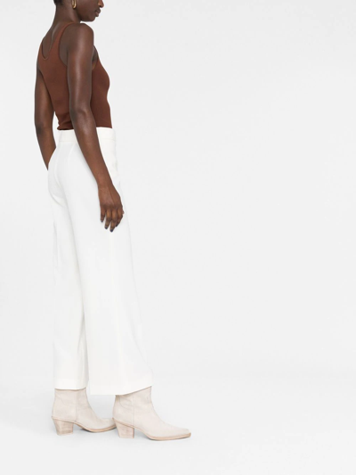 Shop Stella Mccartney Wide-leg Trousers In White