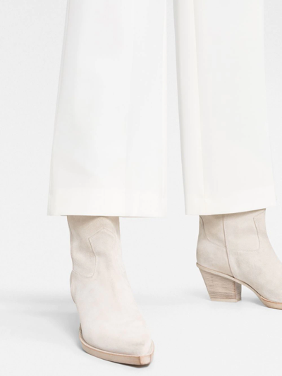 Shop Stella Mccartney Wide-leg Trousers In White