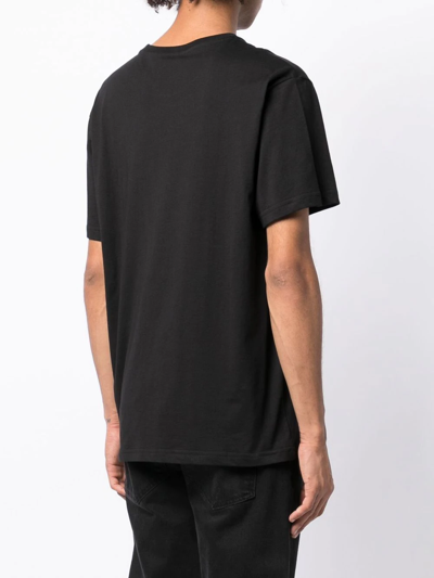 Shop N°21 Chest-logo Crew-neck T-shirt In Black