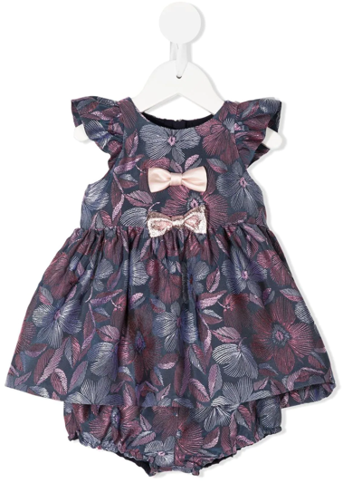 HUCKLEBONES LONDON FLORAL-PRINT BODICE DRESS AND BLOOMERS 