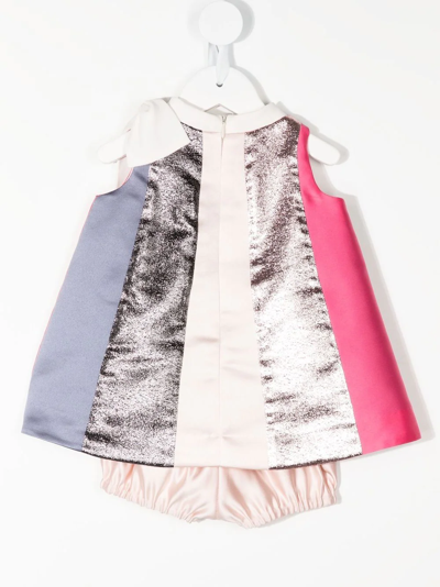 Shop Hucklebones London Rainbow Trapeze Dress And Bloomers In Multicolour