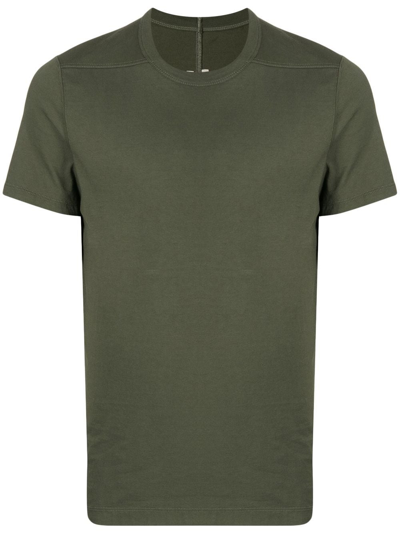 Shop Rick Owens Crew Neck Short-sleeved T-shirt In Green