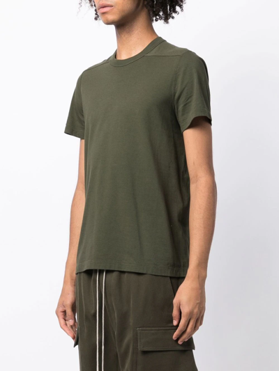 Rick Owens Level Organic-cotton T-shirt In Green