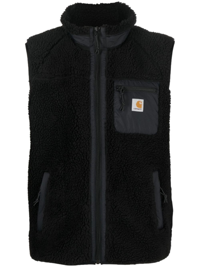 Shop Carhartt Prentis Liner Fleece Gilet In Black