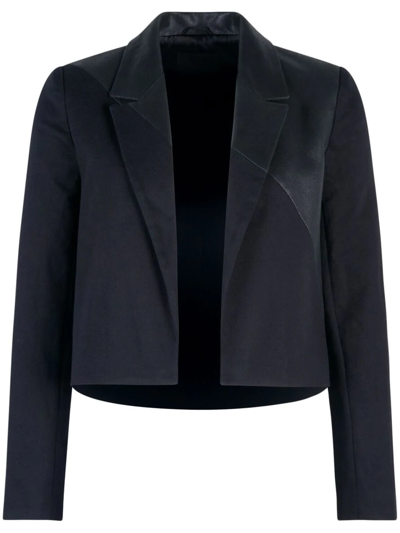 Shop Rta Single-breasted Fitted Blazer In Black