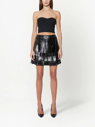 Shop Rta Eugene Strapless Top In Black