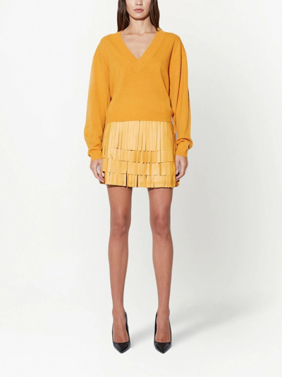 Rta Marcela Mini Skirt In Yellow
