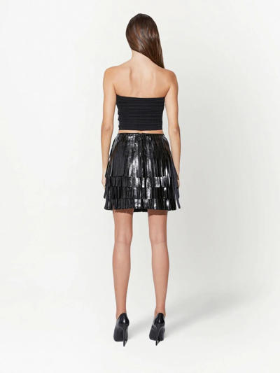 Rta Eugene Strapless Top In Black