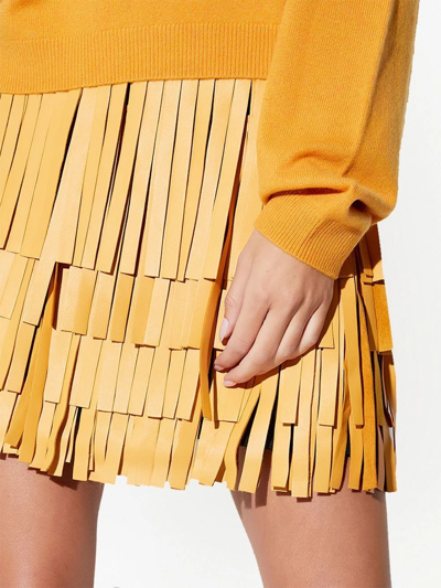 Rta Marcela Mini Skirt In Yellow