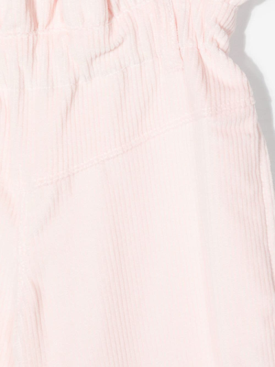 Shop Pucci Junior Paper-bag Waist Trousers In Pink