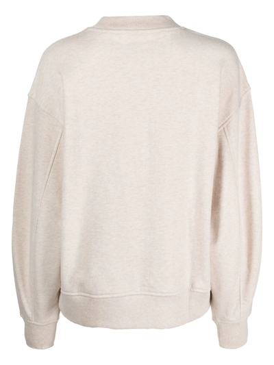 Shop Levi's Crew Neck Pullover Sweatshirt In Neutrals