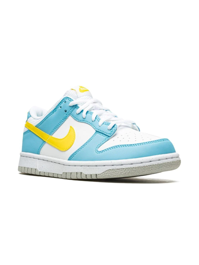 Shop Nike Dunk Low "homer Simpson" Sneakers In White