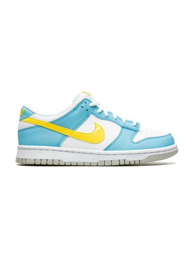 Shop Nike Dunk Low "homer Simpson" Sneakers In White