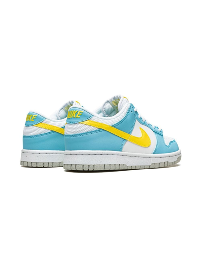 Shop Nike Dunk Low "homer Simpson" Sneakers In White