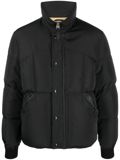 Shop Tom Ford Goose-down Padded Puffer Jacket In Black