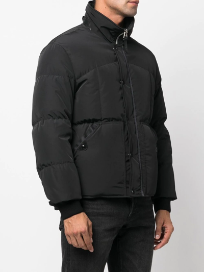 Shop Tom Ford Goose-down Padded Puffer Jacket In Black