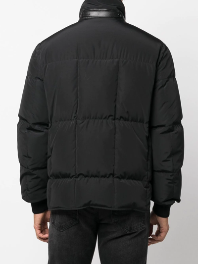 Shop Tom Ford Goose-down Padded Puffer Jacket In Black