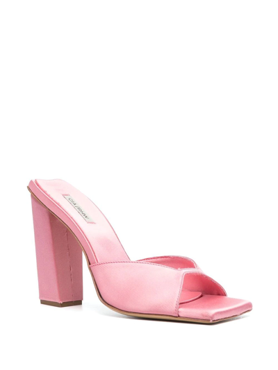 Shop Gia Borghini Rosie 14 Satin Sandals In Pink