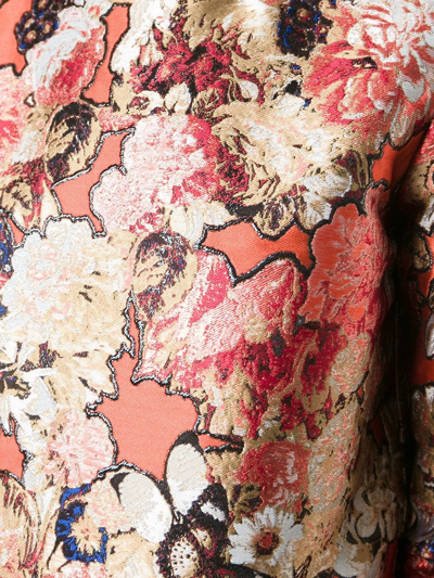 Givenchy Floral Embroidered Sweatshirt In Yellow