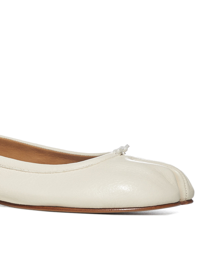 Shop Maison Margiela Flat Shoes In White