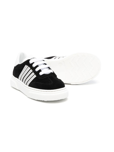 Shop Dsquared2 Sneakers With Logo In Black
