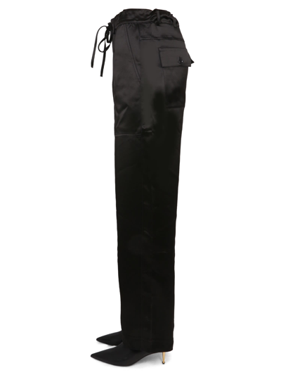 Shop Proenza Schouler White Label Slouch Fit Pants In Nero