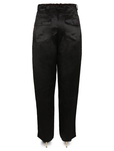 Shop Proenza Schouler White Label Slouch Fit Pants In Nero
