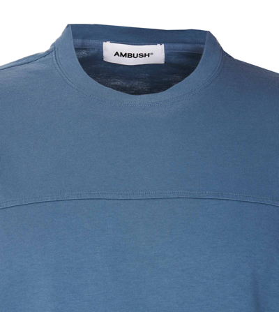 Shop Ambush Rib T-shirt In Blue