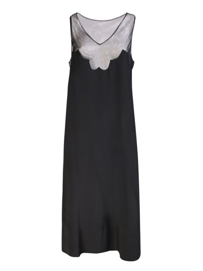 Shop Simone Rocha Black V-neck Dress