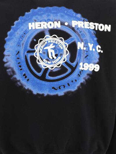 Shop Heron Preston Logo Print Sweatshirt In Black
